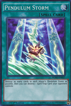 Pendulum Storm [BOSH-EN057] Super Rare Yu-Gi-Oh!