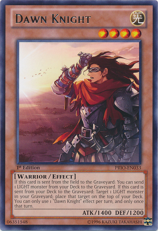 Dawn Knight [PRIO-EN033] Rare Yu-Gi-Oh!