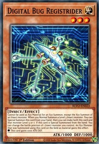Digital Bug Registrider [BLVO-EN023] Common Yu-Gi-Oh!