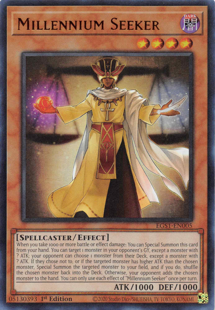 Millennium Seeker [EGS1-EN005] Ultra Rare Yu-Gi-Oh!