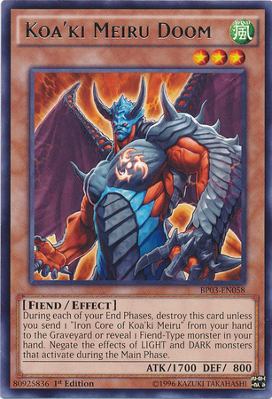 Koa'ki Meiru Doom [BP03-EN058] Rare Yu-Gi-Oh!