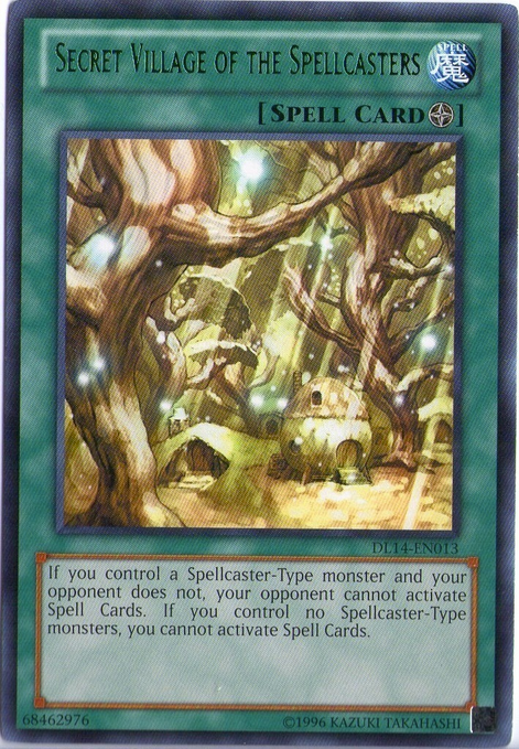 Secret Village of the Spellcasters (Green) [DL14-EN013] Rare Yu-Gi-Oh!