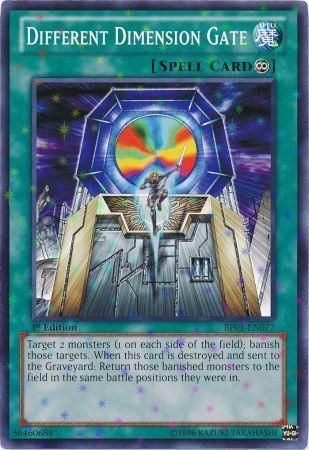 Different Dimension Gate [BP01-EN077] Starfoil Rare Yu-Gi-Oh!