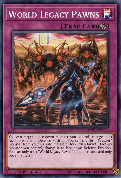 World Legacy Pawns [MP18-EN153] Common Yu-Gi-Oh!