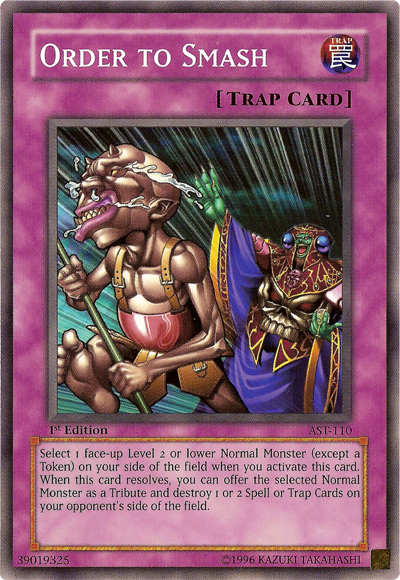 Order to Smash [AST-110] Common Yu-Gi-Oh!