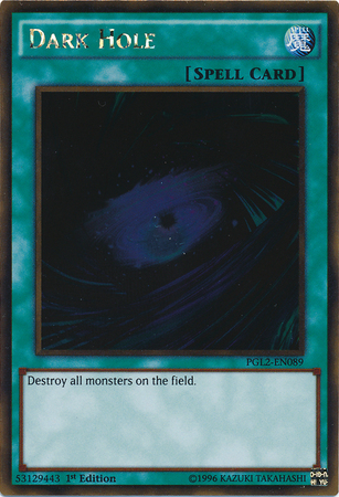 Dark Hole [PGL2-EN089] Gold Rare Yu-Gi-Oh!