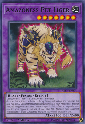Amazoness Pet Liger [CIBR-EN094] Common Yu-Gi-Oh!