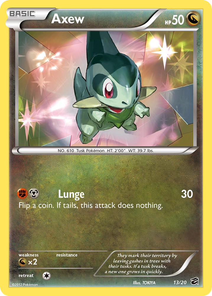 Axew (13/20) [Black & White: Dragon Vault] Pokémon