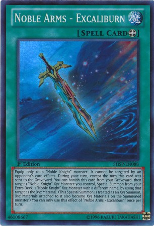 Noble Arms - Excaliburn [SHSP-EN088] Super Rare Yu-Gi-Oh!