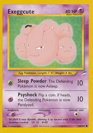 Exeggcute (64/105) [Neo Destiny Unlimited] Pokémon