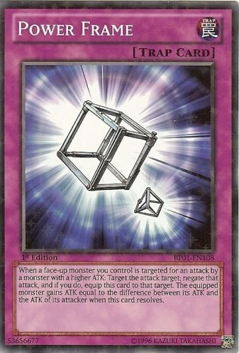 Power Frame [BP01-EN108] Starfoil Rare Yu-Gi-Oh!
