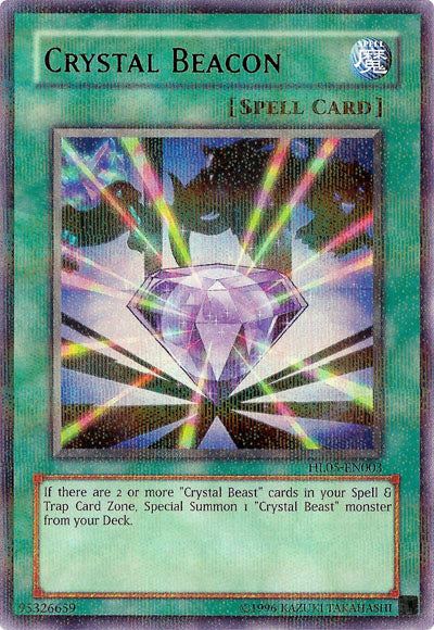 Crystal Beacon [HL05-EN003] Parallel Rare Yu-Gi-Oh!