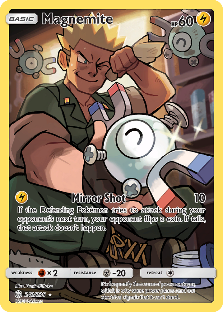 Magnemite (242/236) [Sun & Moon: Cosmic Eclipse] Pokémon
