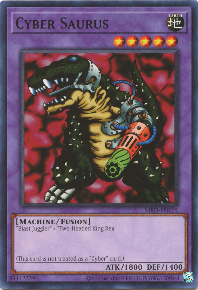 Cyber Saurus (25th Anniversary) [MRD-EN105] Common Yu-Gi-Oh!