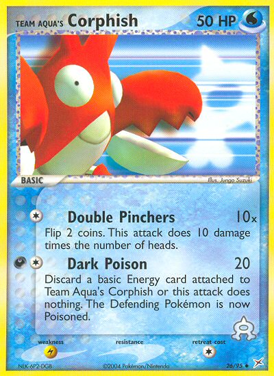 Team Aqua's Corphish (26/95) [EX: Team Magma vs Team Aqua] Pokémon