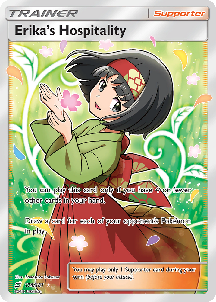 Erika's Hospitality (174/181) [Sun & Moon: Team Up] Pokémon