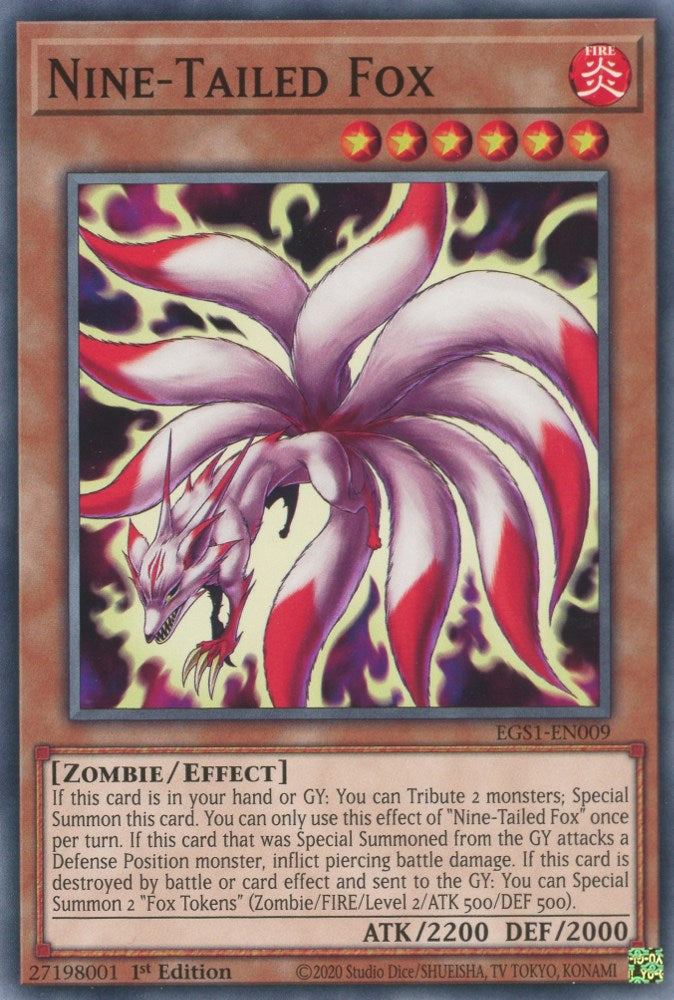 Nine-Tailed Fox [EGS1-EN009] Common Yu-Gi-Oh!