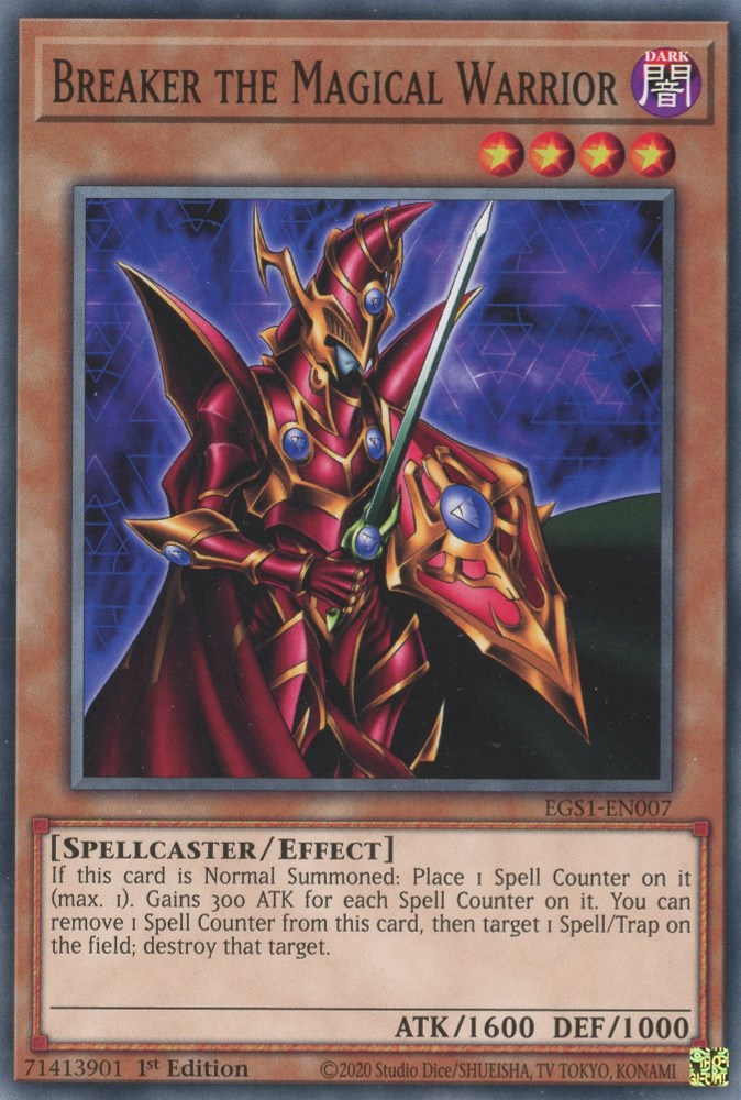 Breaker the Magical Warrior [EGS1-EN007] Common Yu-Gi-Oh!