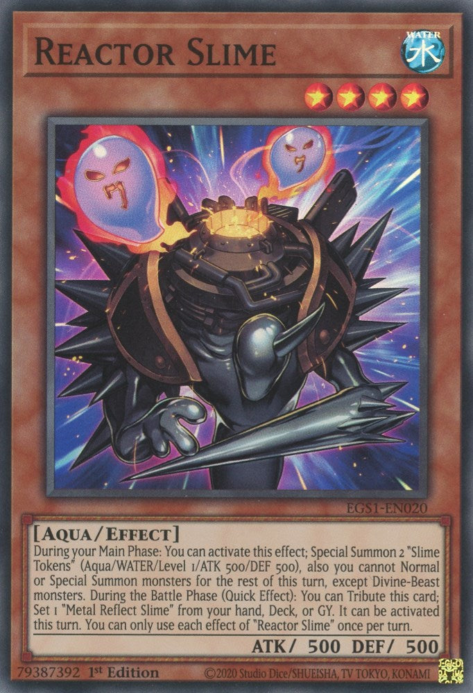 Reactor Slime [EGS1-EN020] Super Rare Yu-Gi-Oh!
