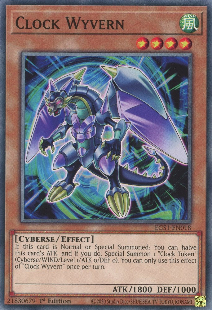 Clock Wyvern [EGS1-EN018] Common Yu-Gi-Oh!