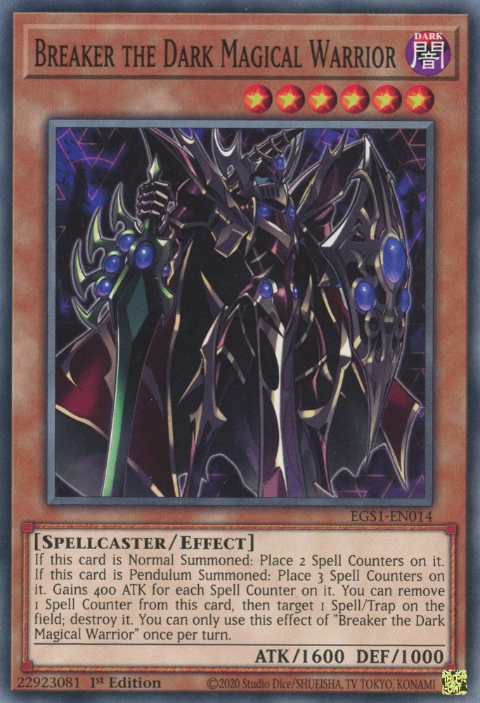 Breaker the Dark Magical Warrior [EGS1-EN014] Common Yu-Gi-Oh!
