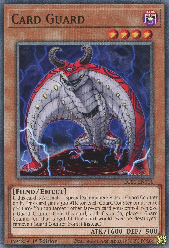 Card Guard [EGS1-EN011] Common Yu-Gi-Oh!