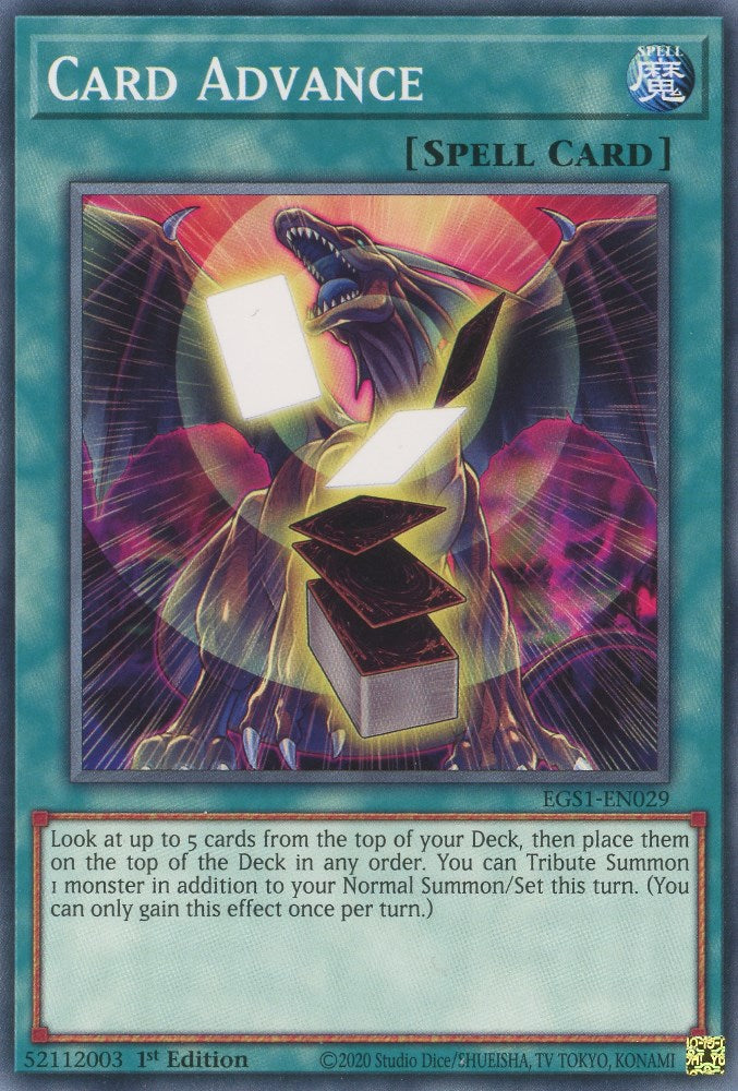 Card Advance [EGS1-EN029] Common Yu-Gi-Oh!