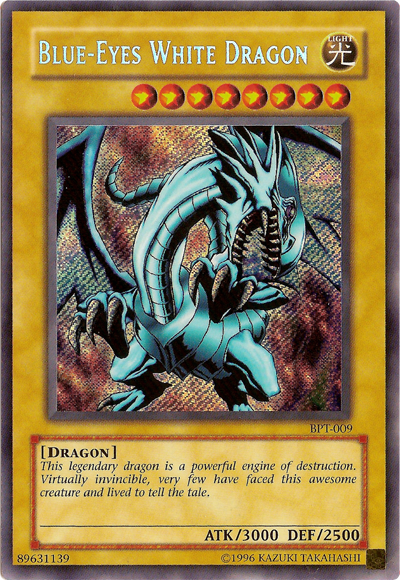Blue-Eyes White Dragon [BPT-009] Secret Rare Yu-Gi-Oh!