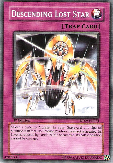 Descending Lost Star [DP09-EN024] Common Yu-Gi-Oh!