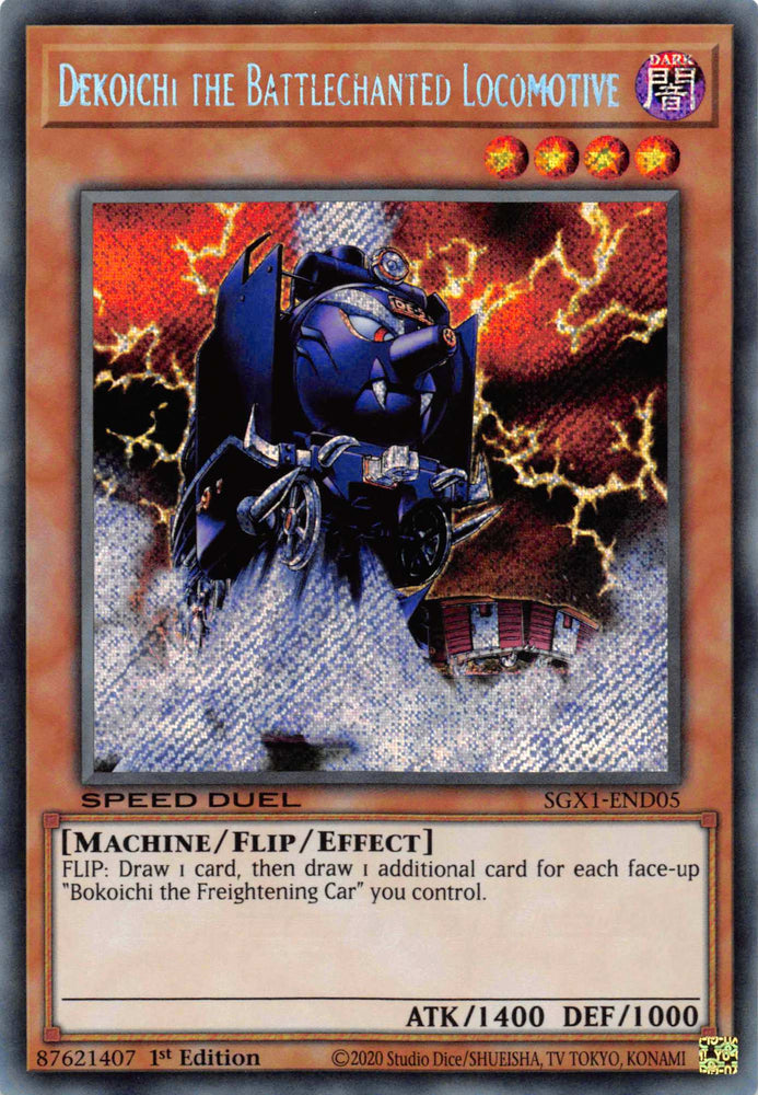 Dekoichi the Battlechanted Locomotive [SGX1-END05] Secret Rare Yu-Gi-Oh!
