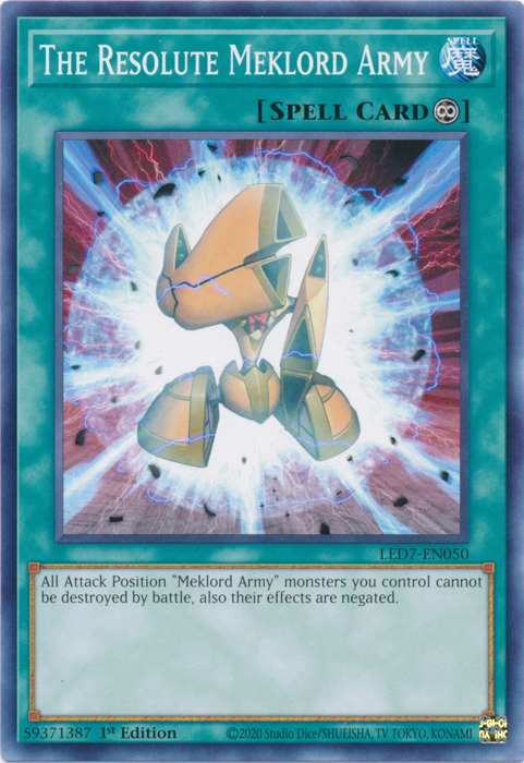 The Resolute Meklord Army [LED7-EN050] Common Yu-Gi-Oh!