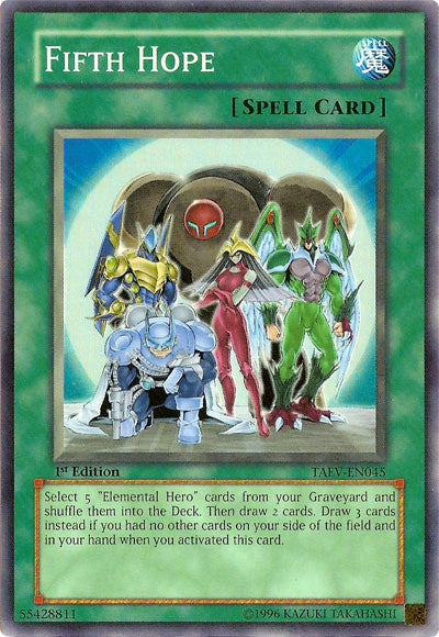 Fifth Hope [TAEV-EN045] Super Rare Yu-Gi-Oh!