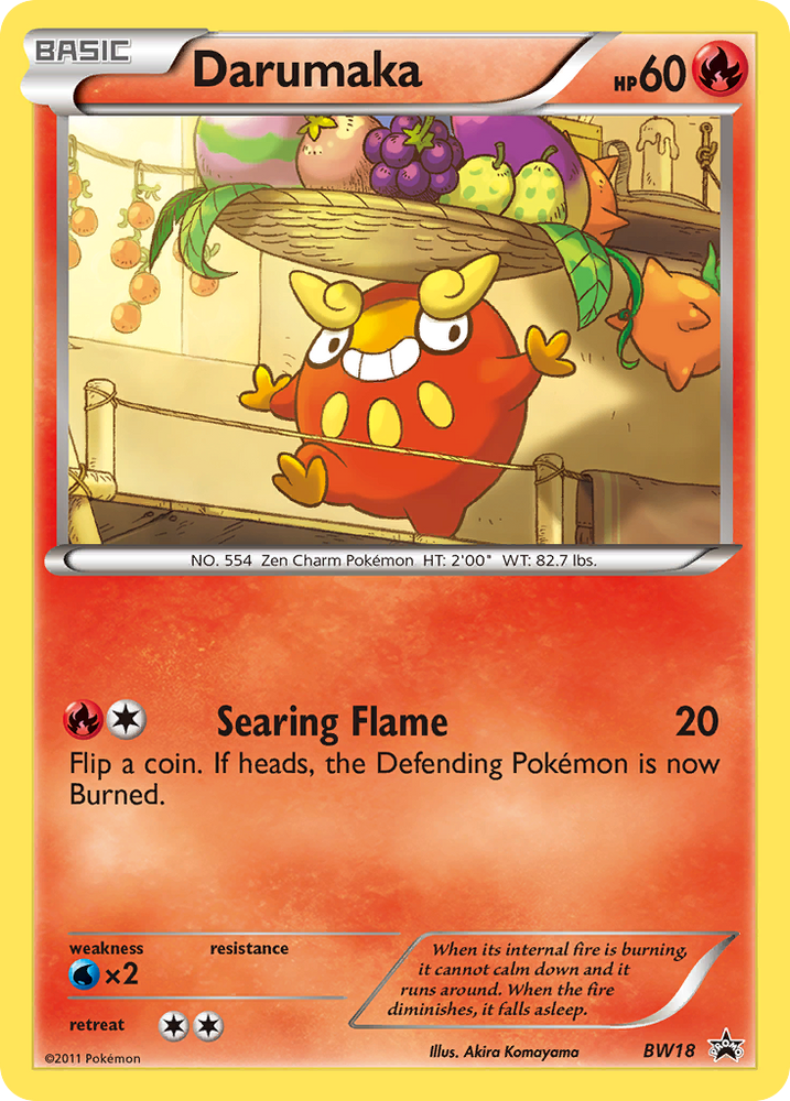 Darumaka (BW18) [Black & White: Black Star Promos] Pokémon