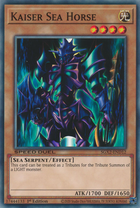 Kaiser Sea Horse [SGX2-END12] Common Yu-Gi-Oh!