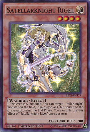 Satellarknight Rigel [SECE-ENS05] Super Rare Yu-Gi-Oh!