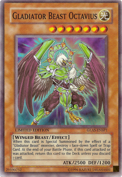 Gladiator Beast Octavius [GLAS-ENSP1] Super Rare Yu-Gi-Oh!