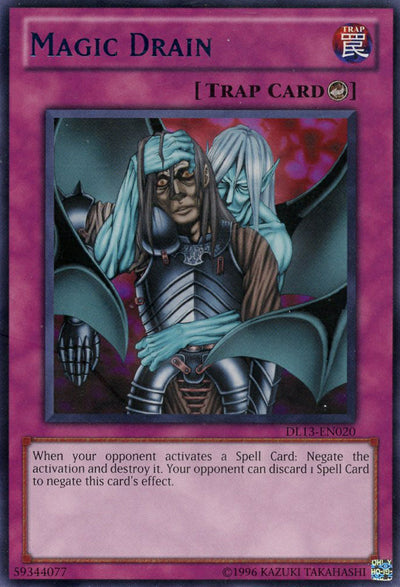 Magic Drain (Blue) [DL13-EN020] Rare Yu-Gi-Oh!