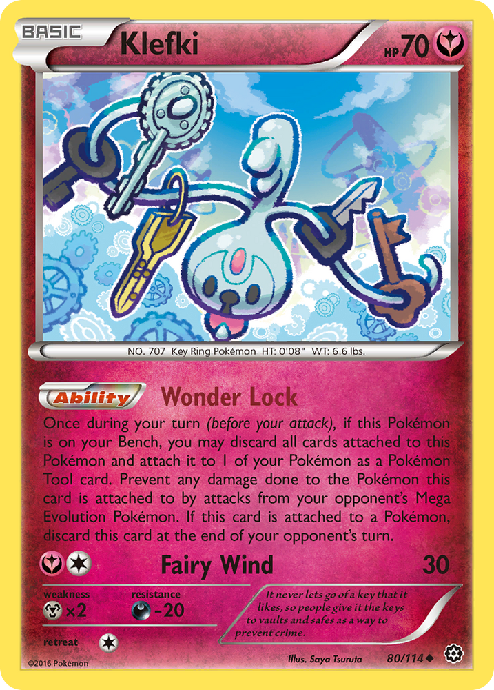 Klefki (80/114) [XY: Steam Siege] Pokémon