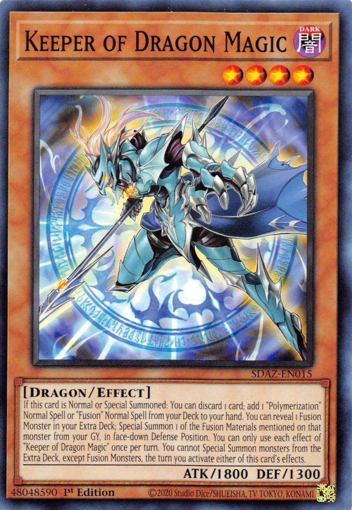 Keeper of Dragon Magic [SDAZ-EN015] Common Yu-Gi-Oh!