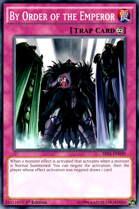 By Order of the Emperor [SR01-EN039] Common Yu-Gi-Oh!