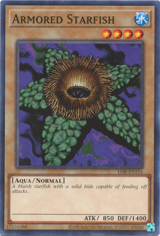 Armored Starfish (25th Anniversary) [LOB-EN116] Common Yu-Gi-Oh!