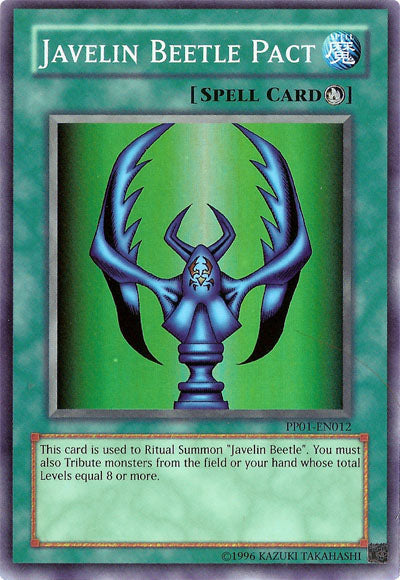 Javelin Beetle Pact [PP01-EN012] Super Rare Yu-Gi-Oh!