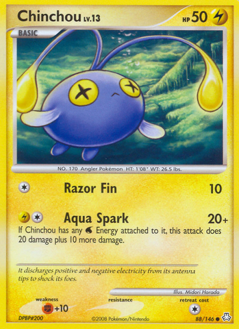 Chinchou (88/146) [Diamond & Pearl: Legends Awakened] Pokémon