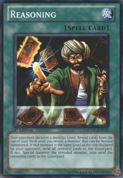 Reasoning [SDDC-EN031] Common Yu-Gi-Oh!