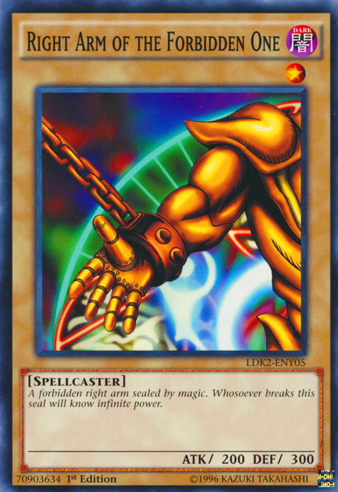 Right Arm of the Forbidden One [LDK2-ENY05] Common Yu-Gi-Oh!