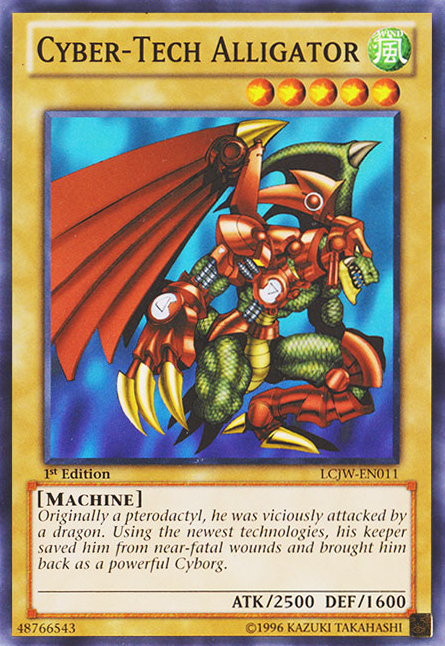 Cyber-Tech Alligator [LCJW-EN011] Common Yu-Gi-Oh!