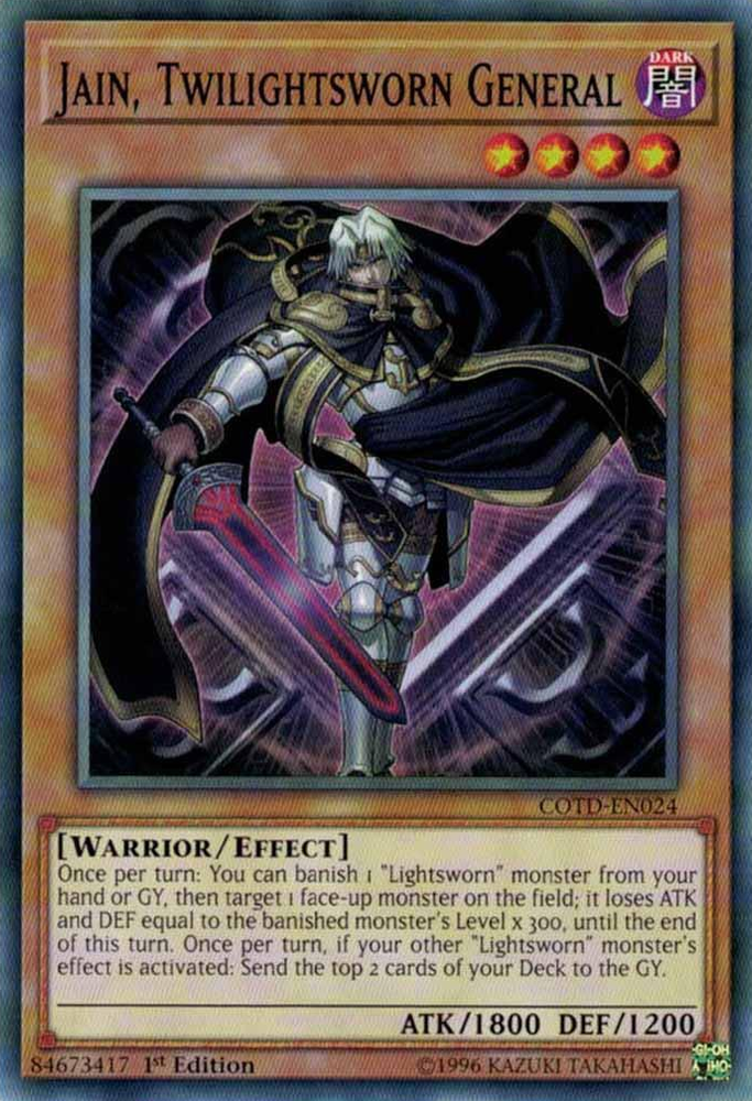 Jain, Twilightsworn General [COTD-EN024] Common Yu-Gi-Oh!