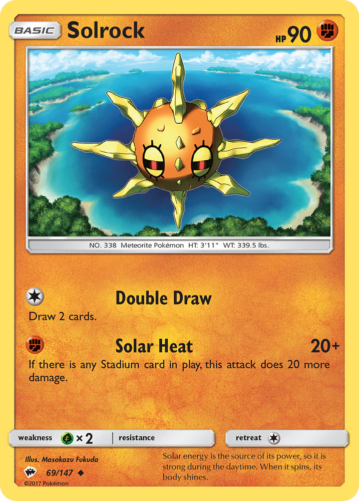 Solrock (69/147) [Sun & Moon: Burning Shadows] Pokémon