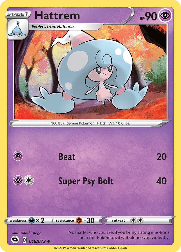 Hattrem (019/073) [Sword & Shield: Champion's Path] Pokémon