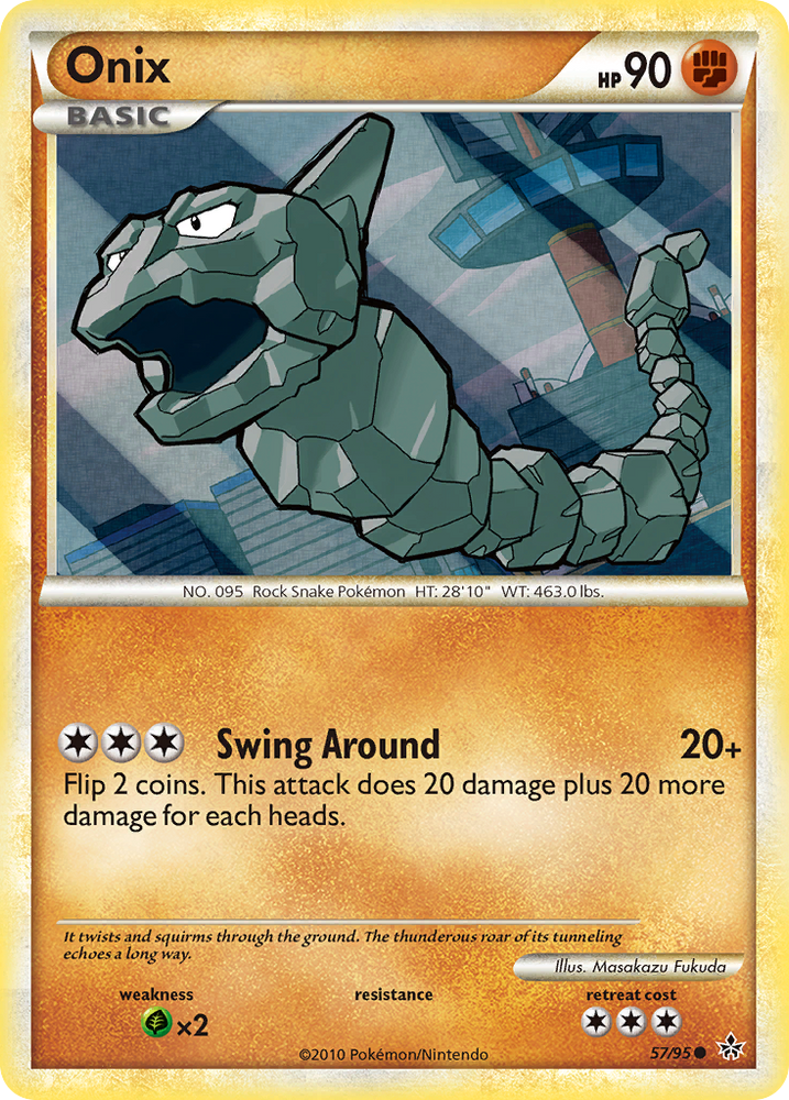 Onix (57/95) [HeartGold & SoulSilver: Unleashed] Pokémon